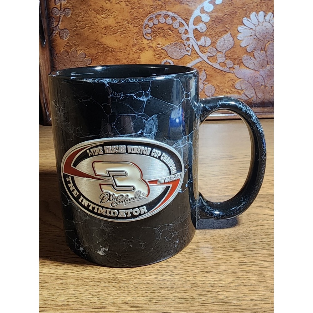Dale Earnhardt Sr 3 Black Intimidator‎ Coffee Mug Nascar Racing Fan
